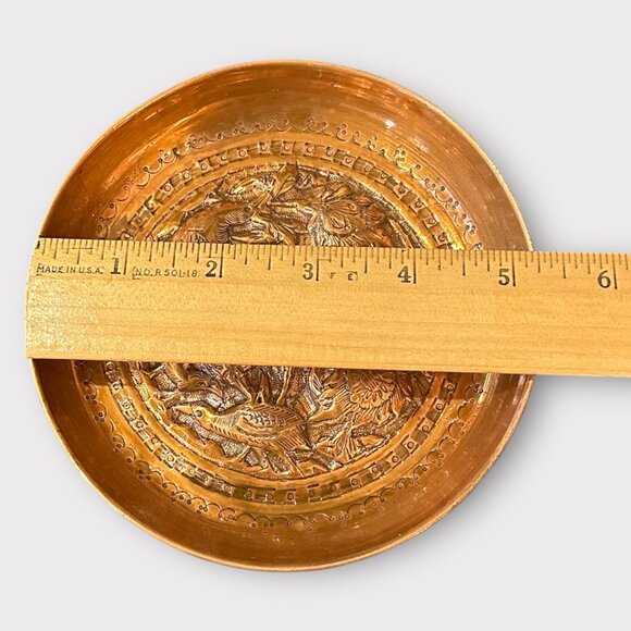 Vintage COPPER MOLDS Wall Hanging x3 Birds Bird Theme - Picture 6 of 6